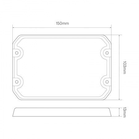 24 LED R65 Heavy-Duty Warning Lamp - Amber